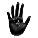 Silver LSD PsyMolecule Necklace  (PREORDER NOW!)