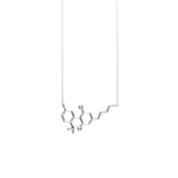 Sterling Silver Molecule Necklace