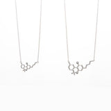 Sterling Silver Molecule Necklace