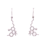 Sterling Silver Molecule Hook Earrings